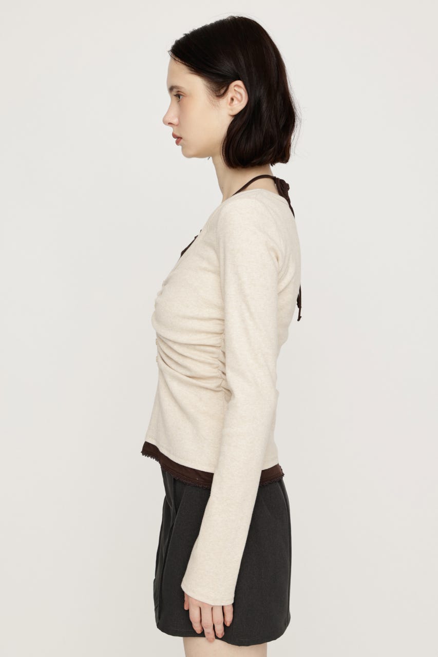【LIMITED ITEM】LAYERED LIKE CUT トップス IVOY FREE