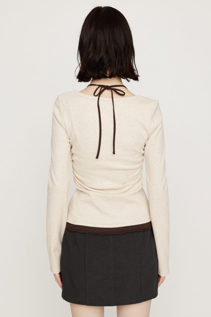 【LIMITED ITEM】LAYERED LIKE CUT トップス IVOY FREE