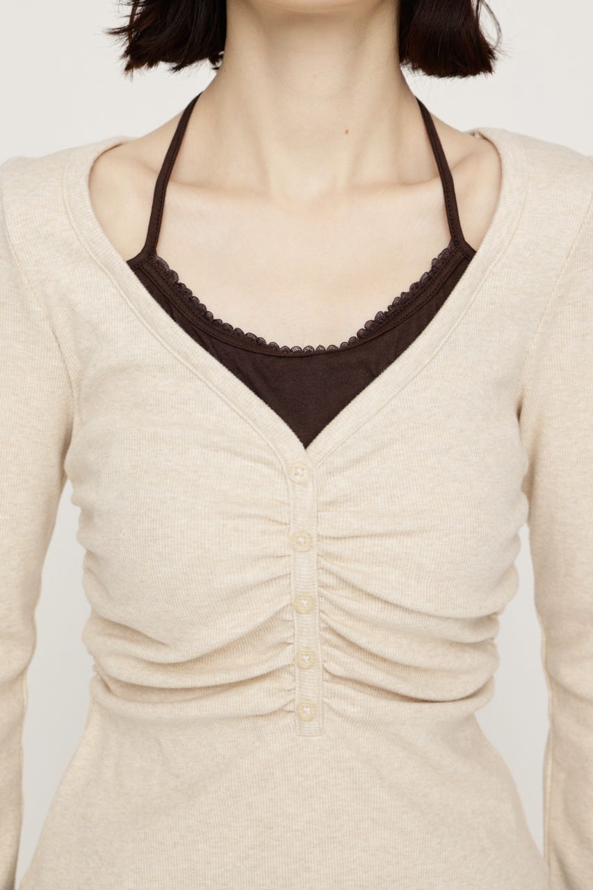 【LIMITED ITEM】LAYERED LIKE CUT トップス IVOY FREE