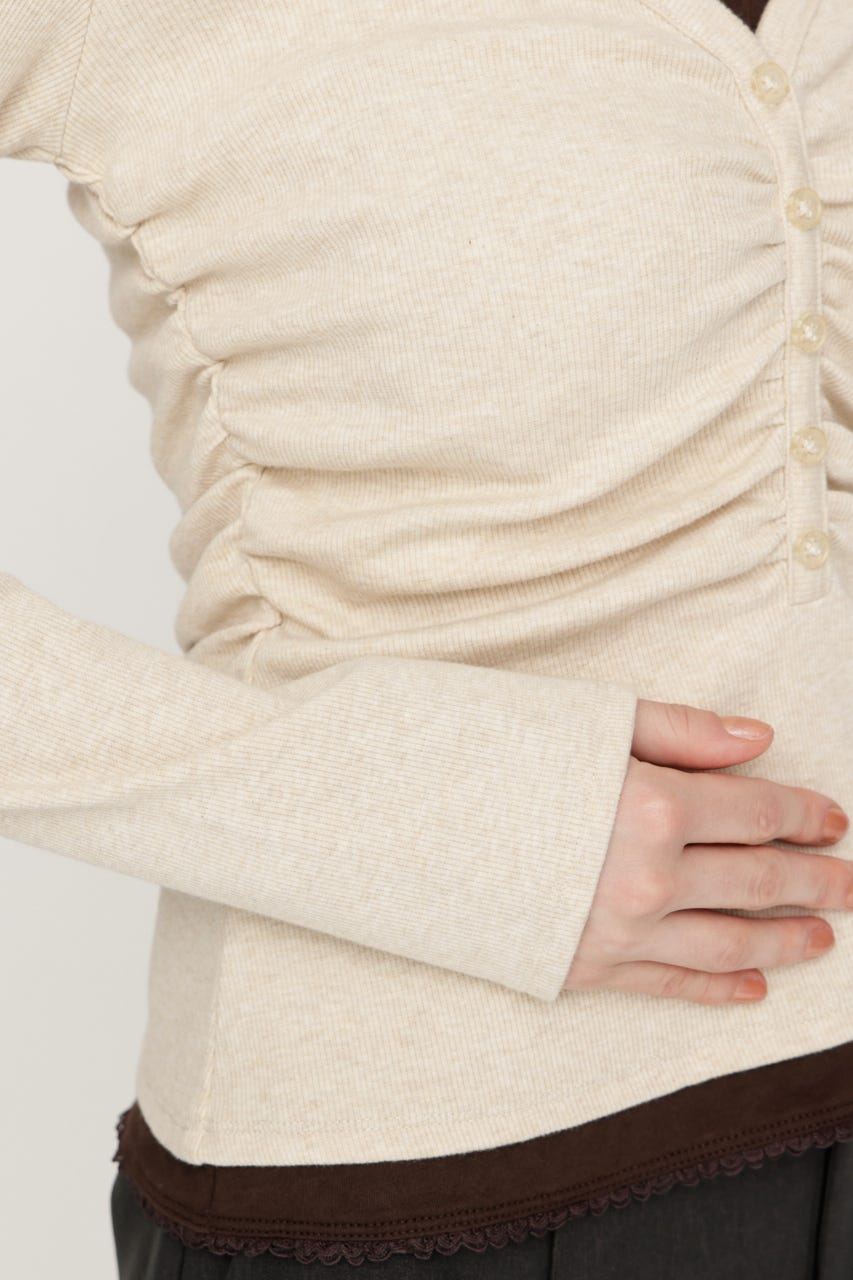 【LIMITED ITEM】LAYERED LIKE CUT トップス IVOY FREE