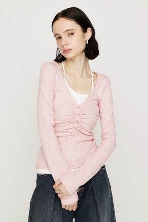 【LIMITED ITEM】LAYERED LIKE CUT トップス