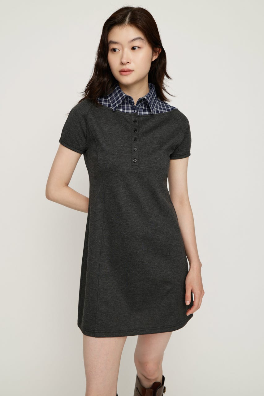 DOCKING HENRY CUT ショートワンピース T.GRY 2