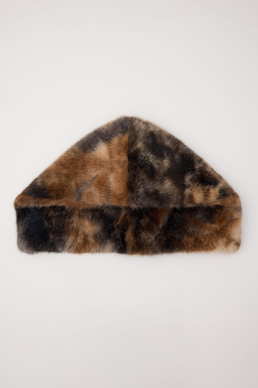 【ノベ】FAKE FUR HOOD Multi_1 FREE