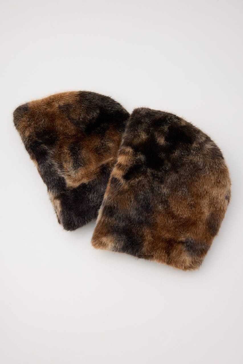 【ノベ】FAKE FUR HOOD Multi_1 FREE