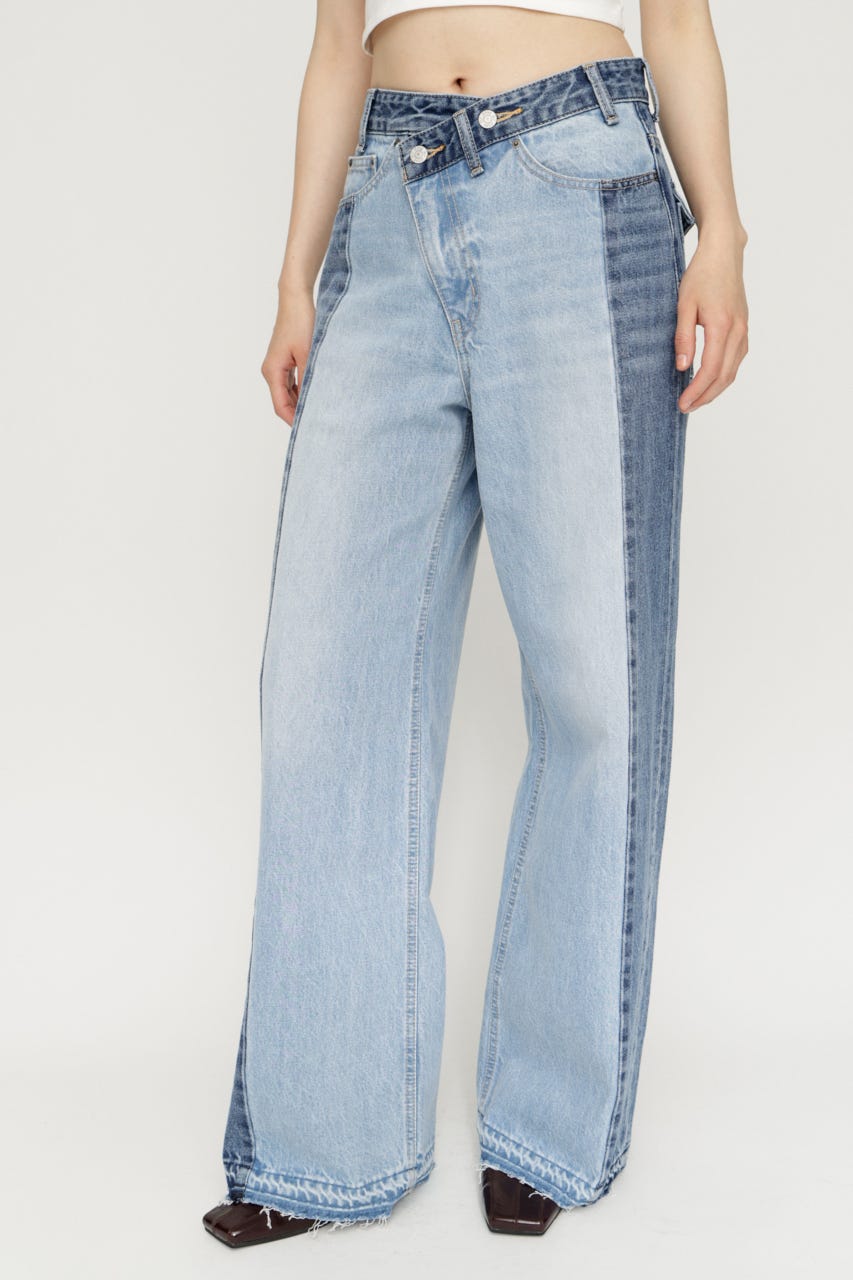 TONAL MIX DENIM パンツ M/BLU 2