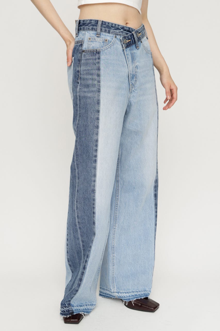 TONAL MIX DENIM パンツ M/BLU 2