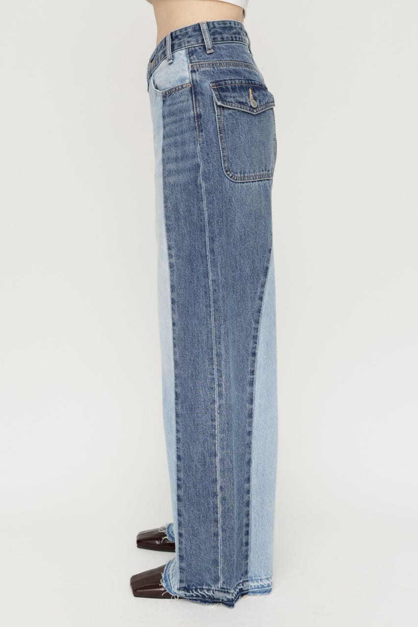 TONAL MIX DENIM パンツ M/BLU 2