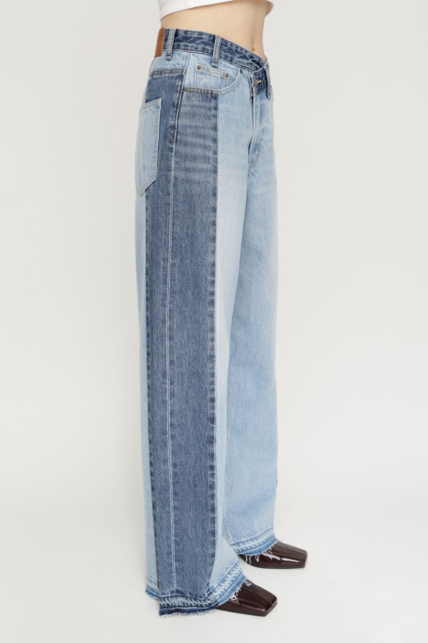 TONAL MIX DENIM パンツ M/BLU 2