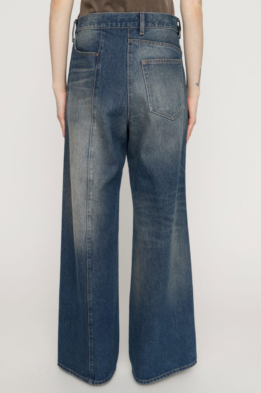 BACK TO FRONT DENIM パンツ BLU 0