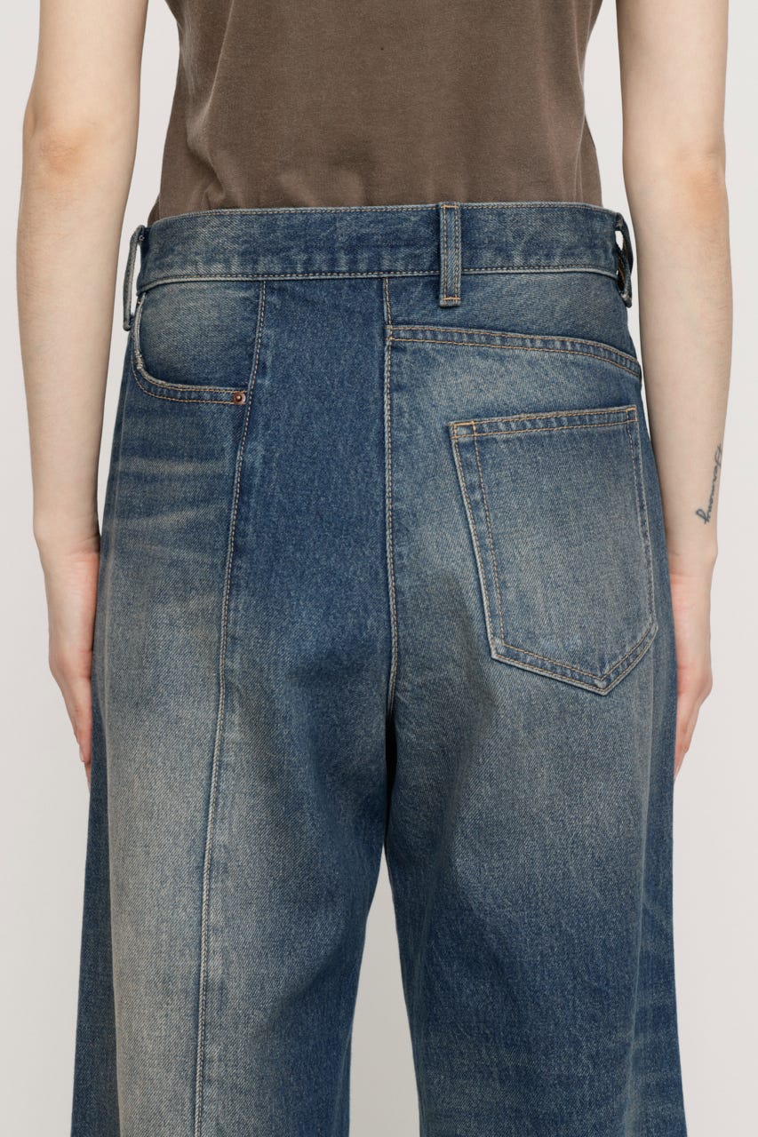 BACK TO FRONT DENIM パンツ BLU 0