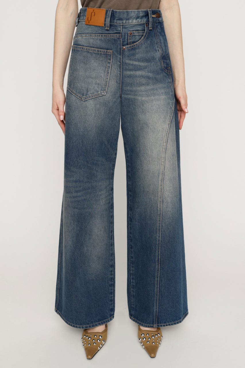 BACK TO FRONT DENIM パンツ BLU 0