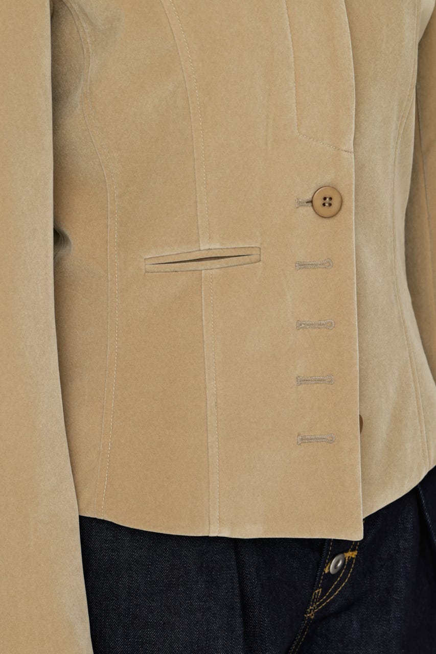 NAPOLEON SHAPED PANEL ジャケット BEG FREE