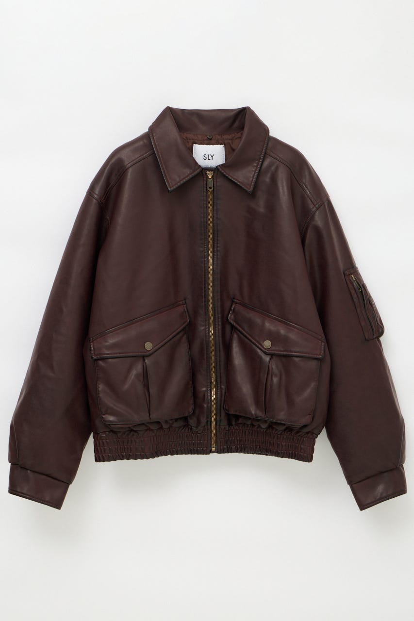 SLY WASHED PUFFER ブルゾン ブラウン SLY | WASHED PUFFER ブルゾン (ブルゾン ) |SHEL'TTER WEBSTORE