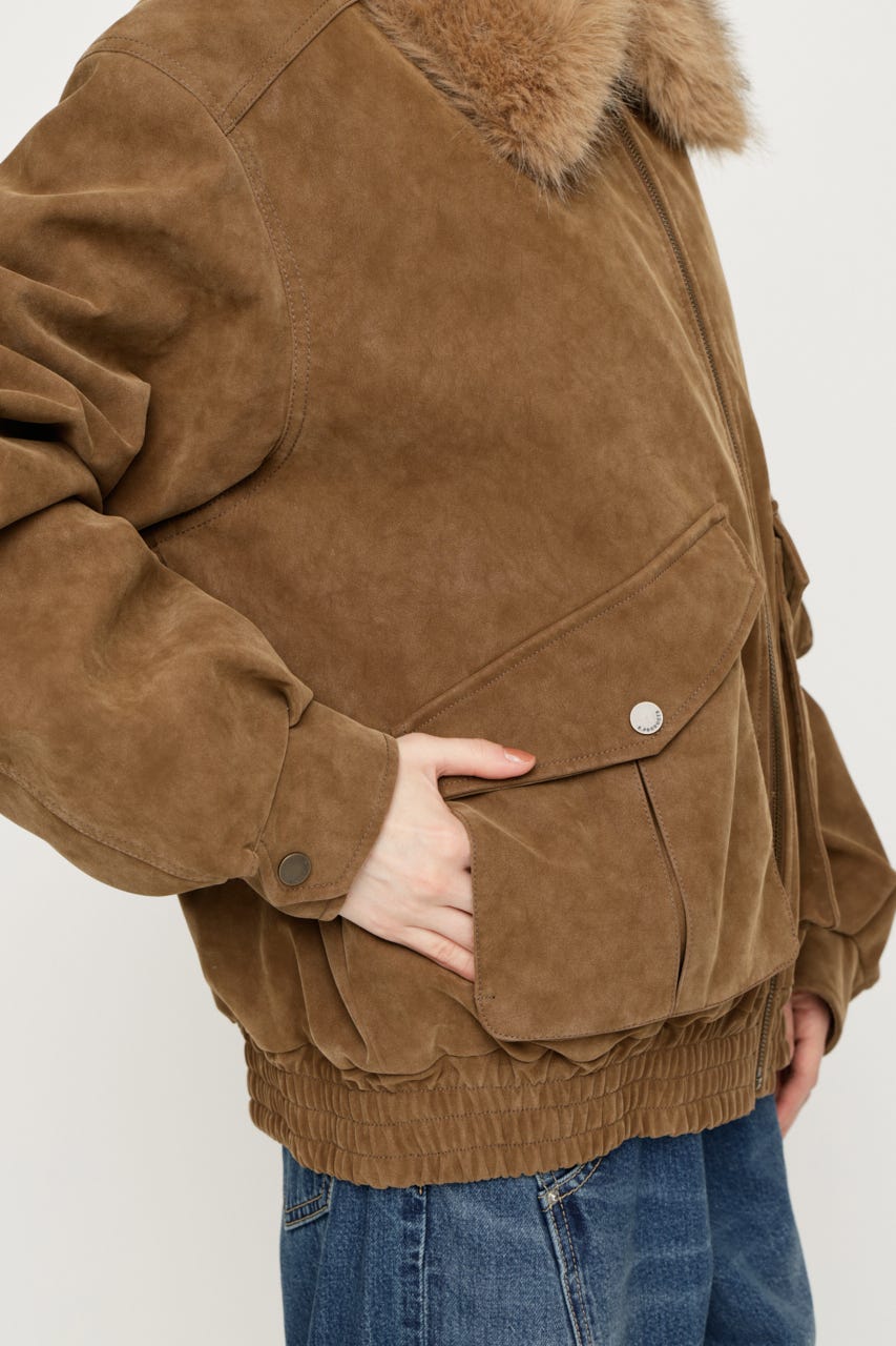 【AW PRE ORDER】WASHED PUFFER ブルゾン M/BEG FREE
