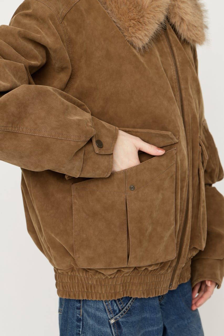 【AW PRE ORDER】WASHED PUFFER ブルゾン M/BEG FREE