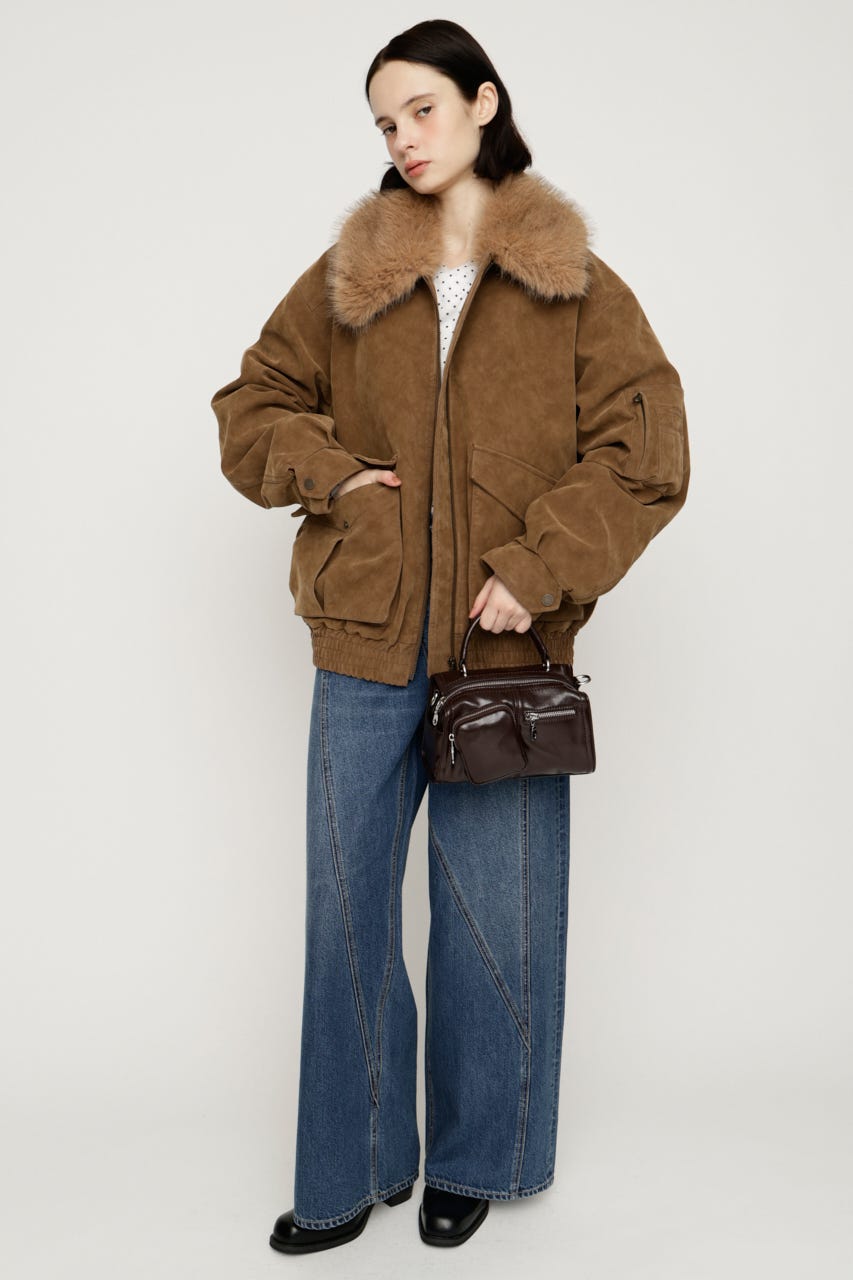 【AW PRE ORDER】WASHED PUFFER ブルゾン M/BEG FREE