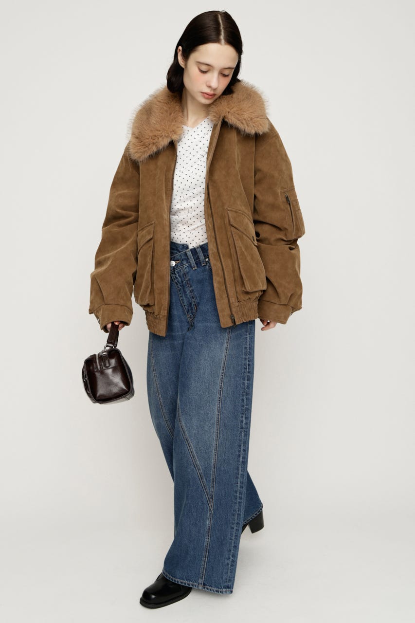 【AW PRE ORDER】WASHED PUFFER ブルゾン M/BEG FREE