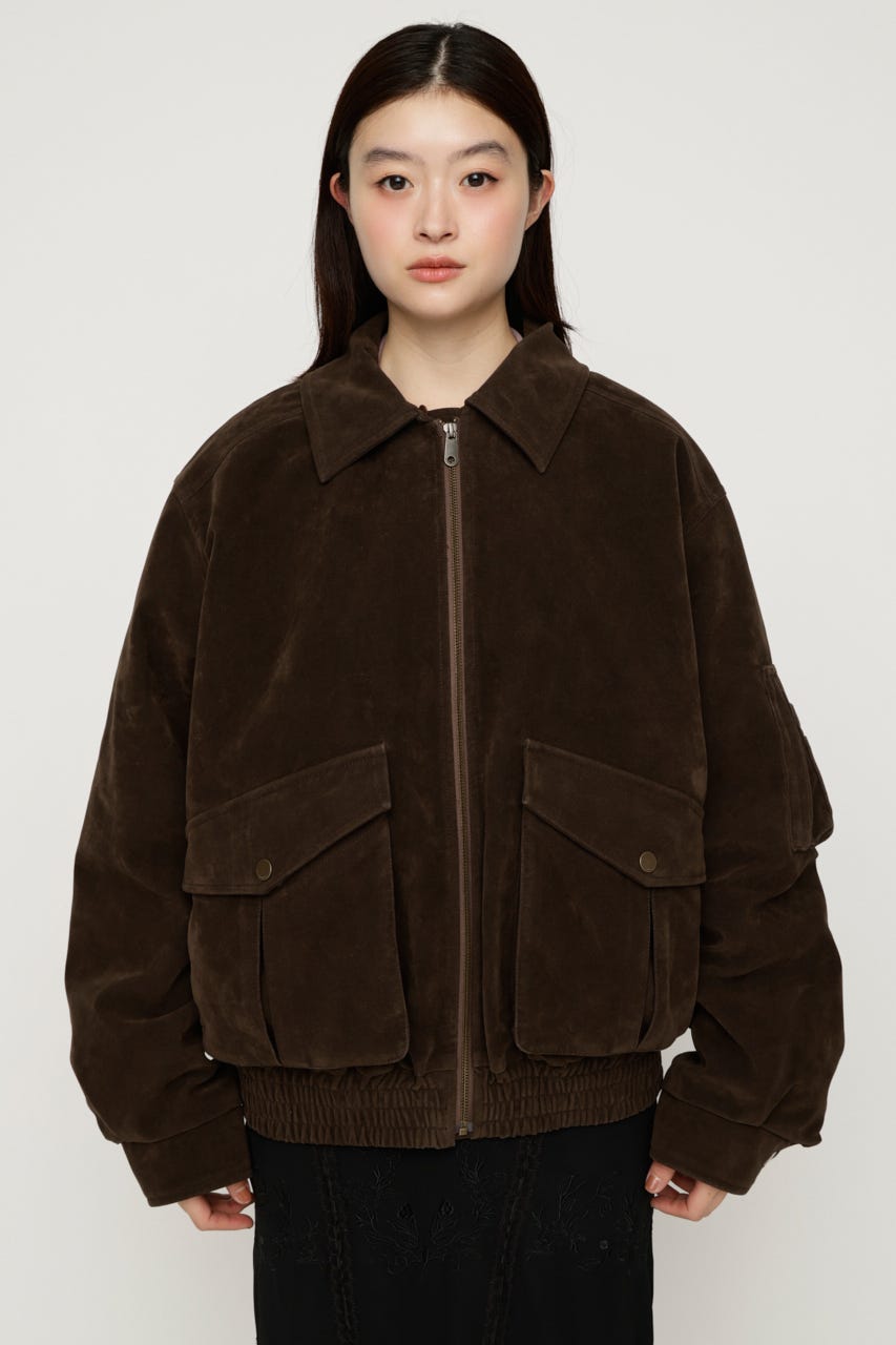 【NOAさん着用】WASHED PUFFER ブルゾン M/BRN FREE