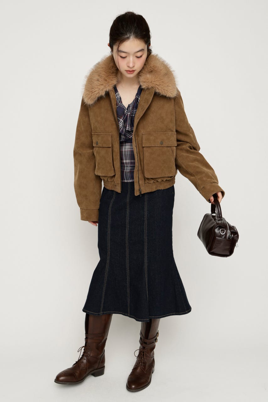 【AW PRE ORDER】WASHED PUFFER SHORT ブルゾン M/BEG FREE