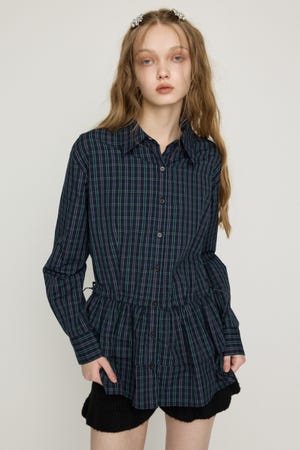 TIERED FRILL シャツ