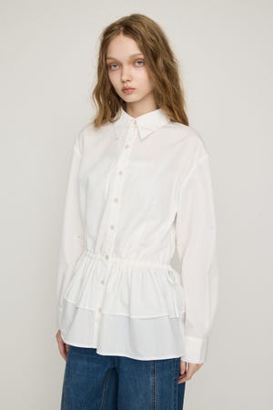 TIERED FRILL シャツ
