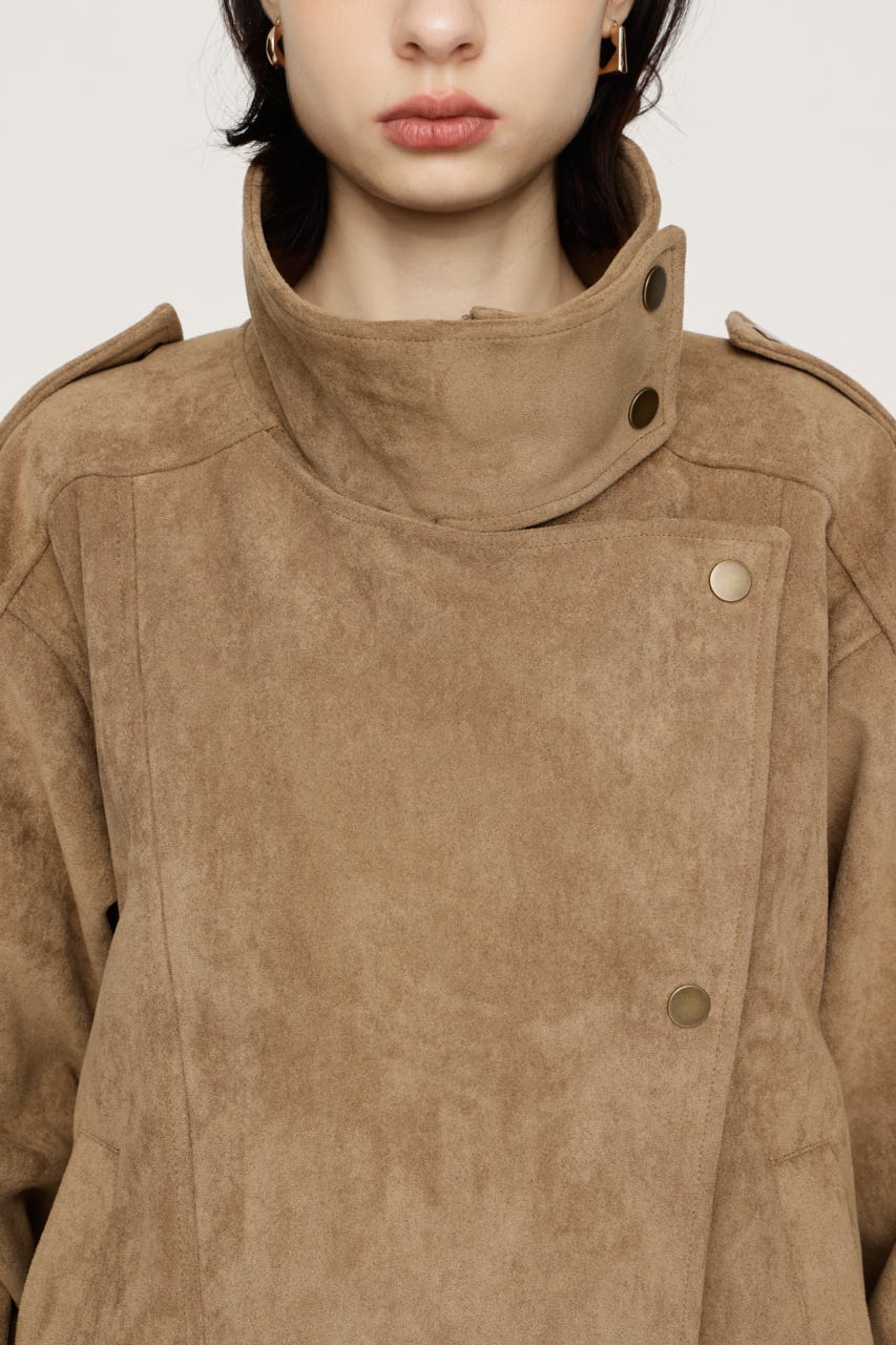 【AW PRE ORDER 第2弾】STAND COLLAR ZIP ブルゾン BEG FREE