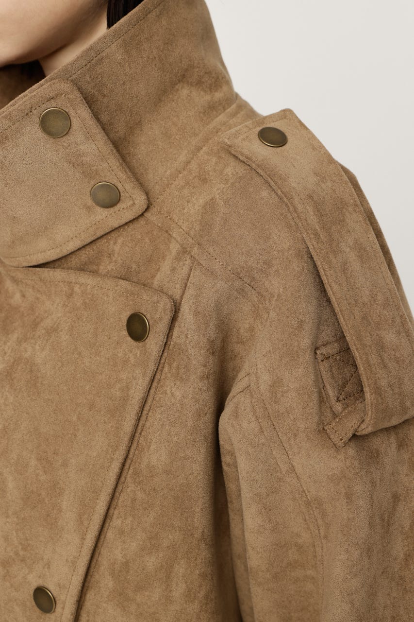 【AW PRE ORDER 第2弾】STAND COLLAR ZIP ブルゾン BEG FREE