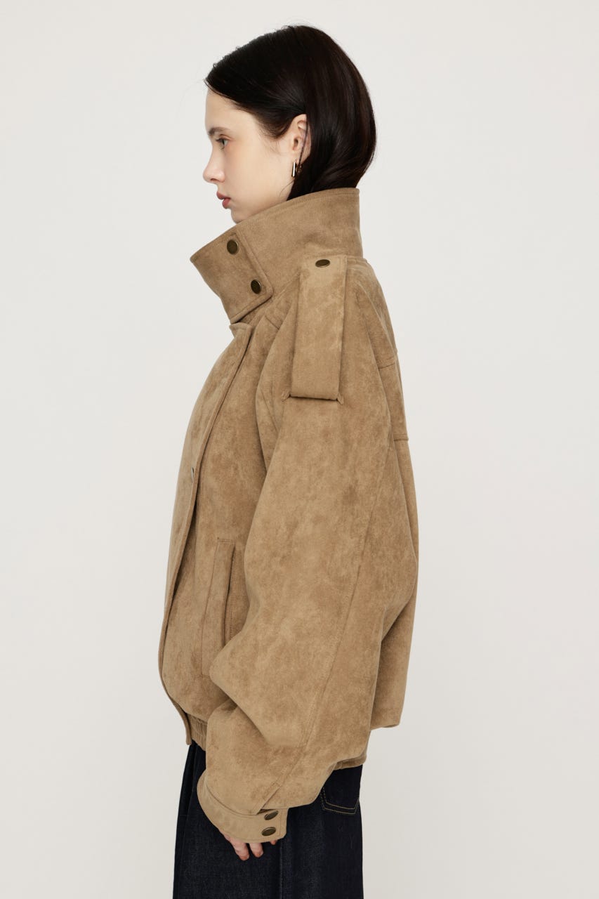 【AW PRE ORDER 第2弾】STAND COLLAR ZIP ブルゾン BEG FREE