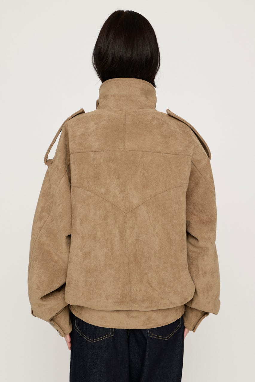 【AW PRE ORDER 第2弾】STAND COLLAR ZIP ブルゾン BEG FREE
