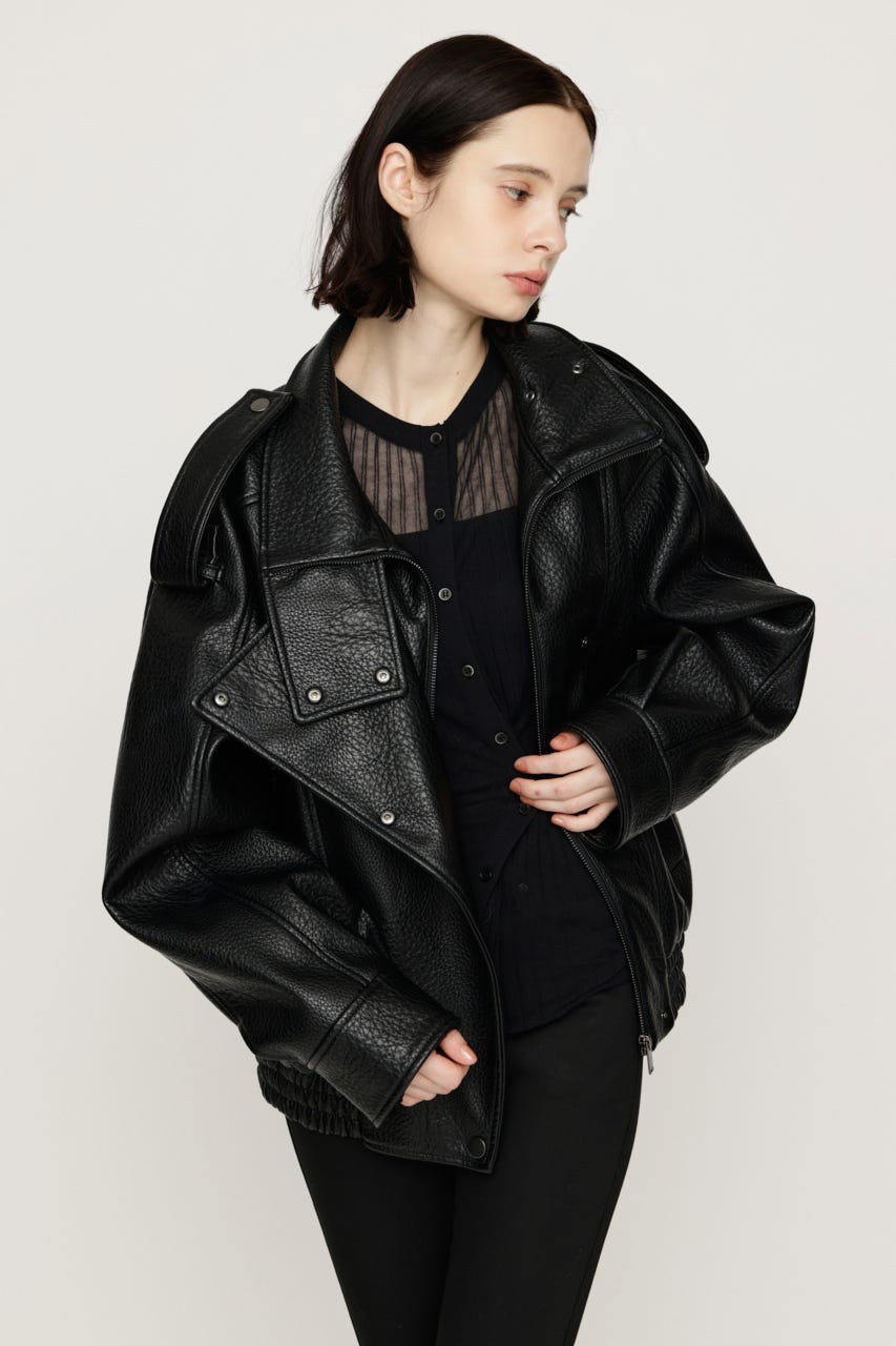 【AW PRE ORDER 第2弾】STAND COLLAR ZIP ブルゾン BLK FREE