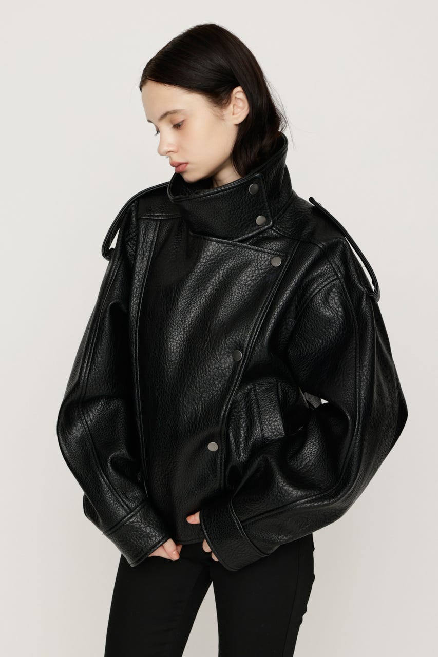 【AW PRE ORDER 第2弾】STAND COLLAR ZIP ブルゾン BLK FREE
