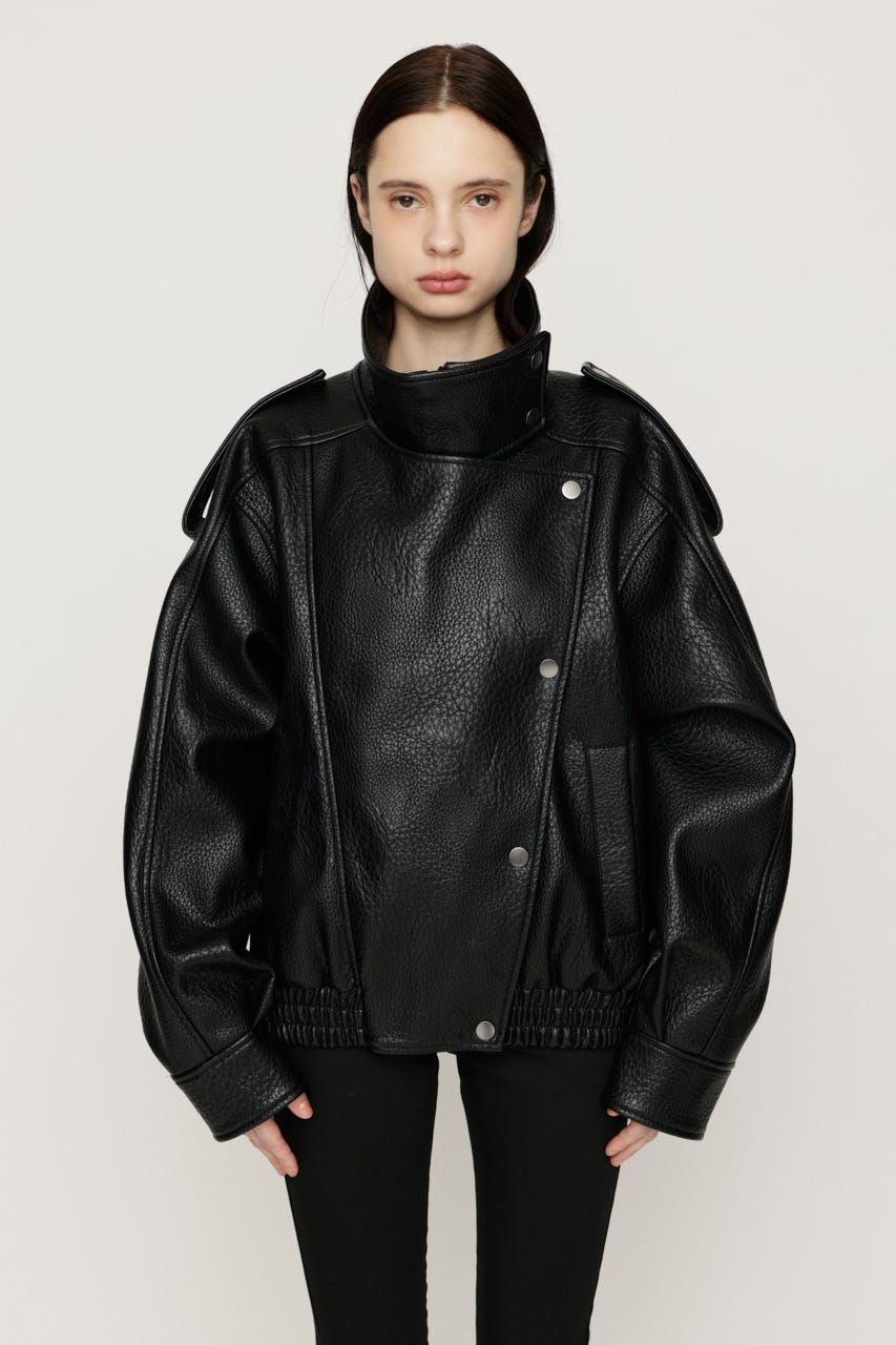 【AW PRE ORDER 第2弾】STAND COLLAR ZIP ブルゾン BLK FREE