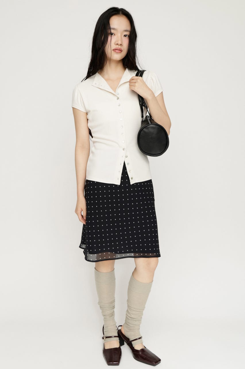 VINTAGE LIKE FLARE スカート M/BLK 1