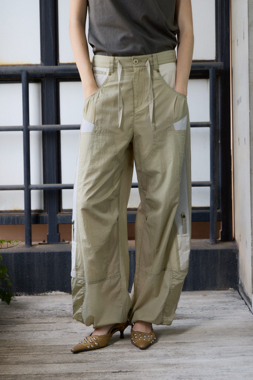 TEXTURED STRAIGHT パンツ KHA 2