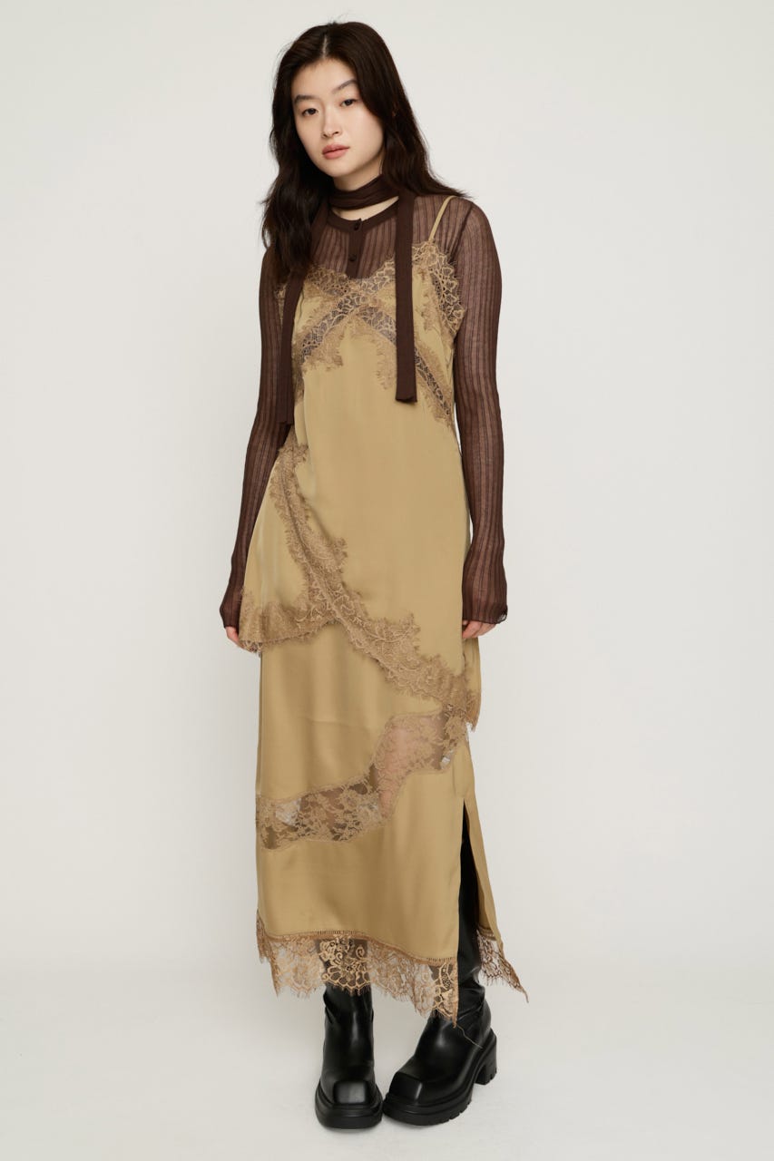 SLY | VINTAGE SATIN LACE スカート (スカート(ロング) ) |SHEL'TTER