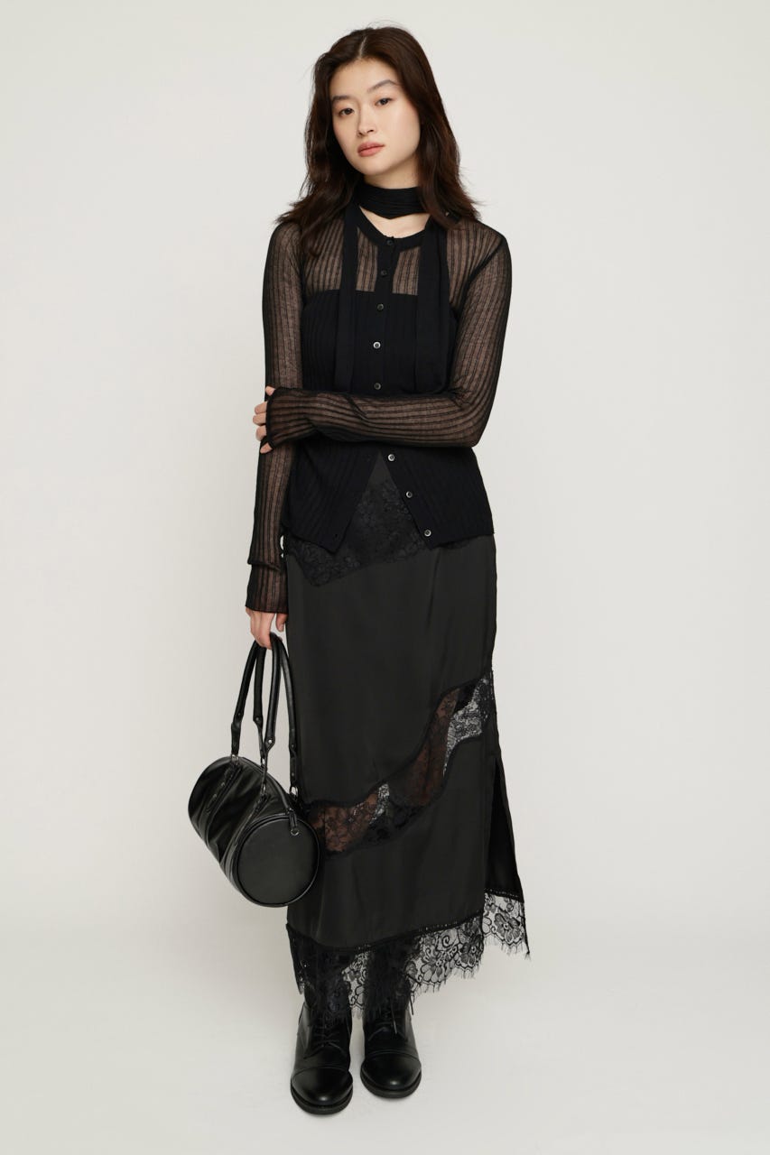 SLY | VINTAGE SATIN LACE スカート (スカート(ロング) ) |SHEL'TTER