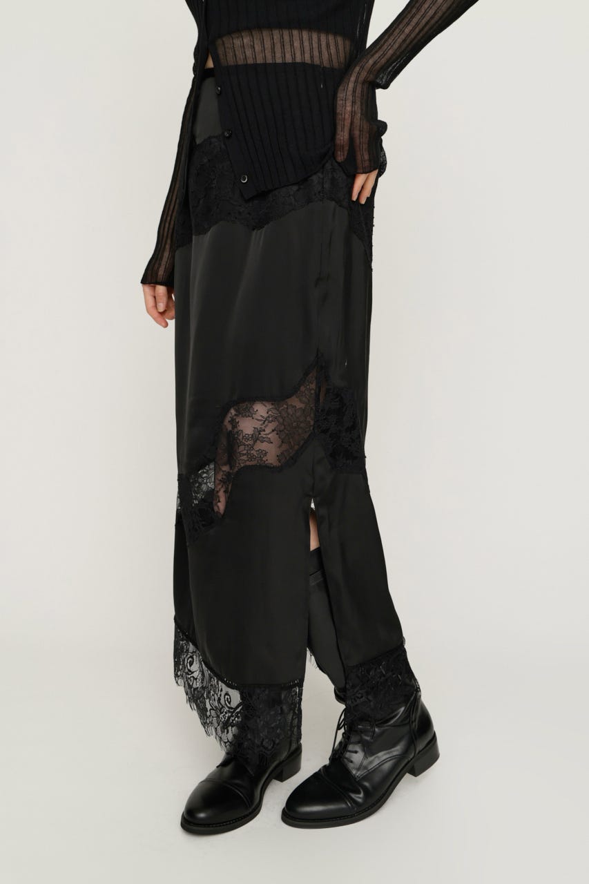 SLY | VINTAGE SATIN LACE スカート (スカート(ロング) ) |SHEL'TTER