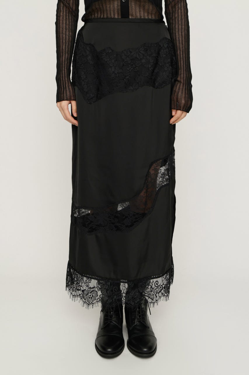 SLY | VINTAGE SATIN LACE スカート (スカート(ロング) ) |SHEL'TTER