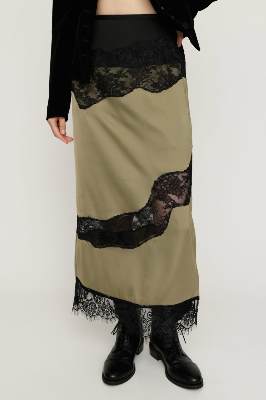 SLY | VINTAGE SATIN LACE スカート (スカート(ロング) ) |SHEL'TTER