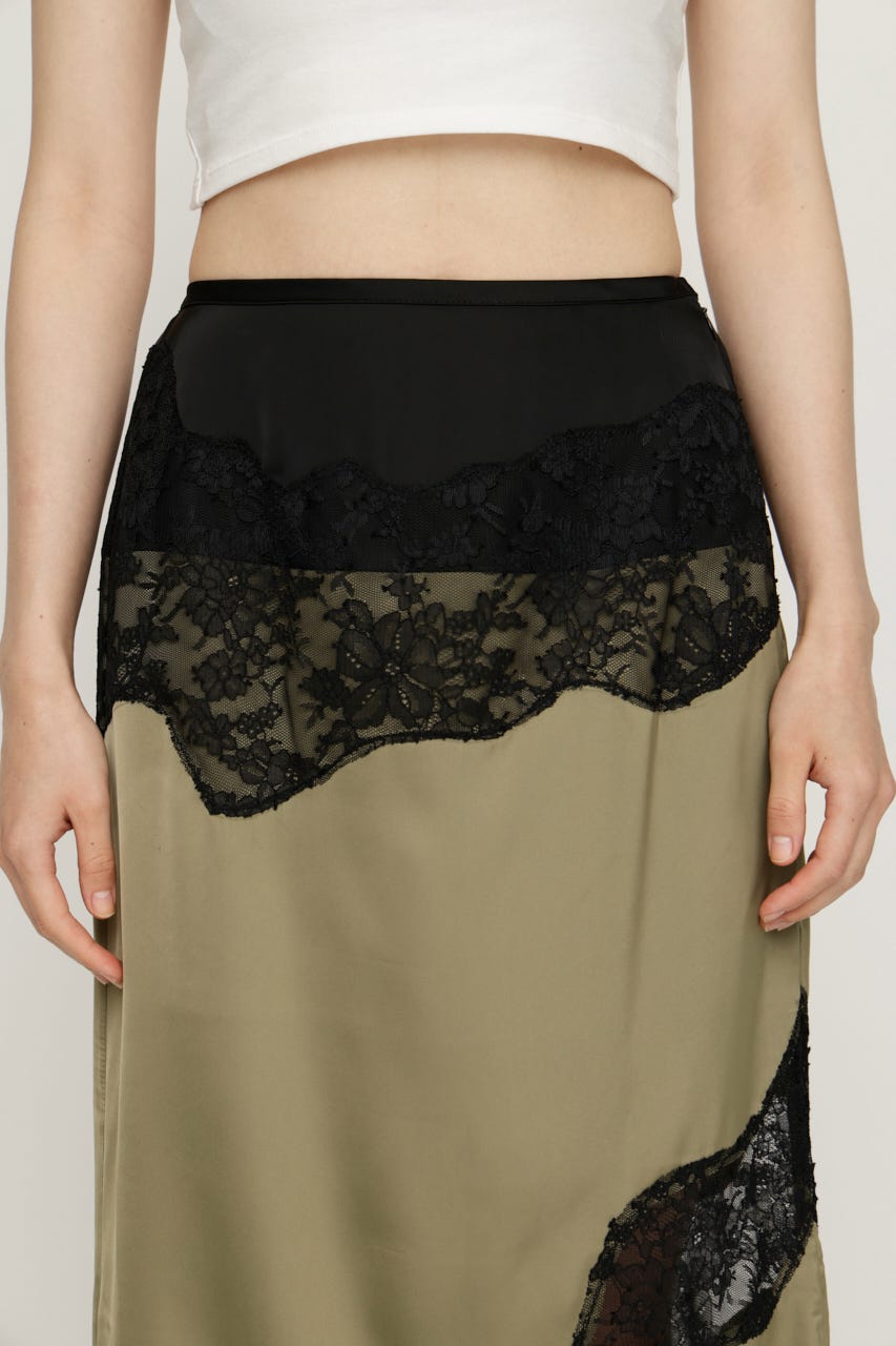 L*y様 Vintageヴィンテージ レーススカート SLY | VINTAGE SATIN LACE スカート (スカート(ロング) ) |SHEL'TTER