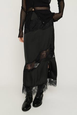 SLY | VINTAGE SATIN LACE スカート (スカート(ロング) ) |SHEL'TTER