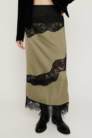 SLY | VINTAGE SATIN LACE スカート (スカート(ロング) ) |SHEL'TTER