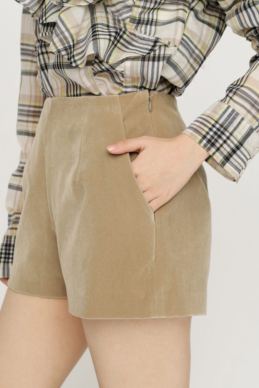 CLASSY LOW WAIST ショートパンツ BEG 1