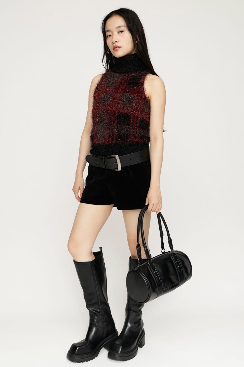CLASSY LOW WAIST ショートパンツ BLK 0
