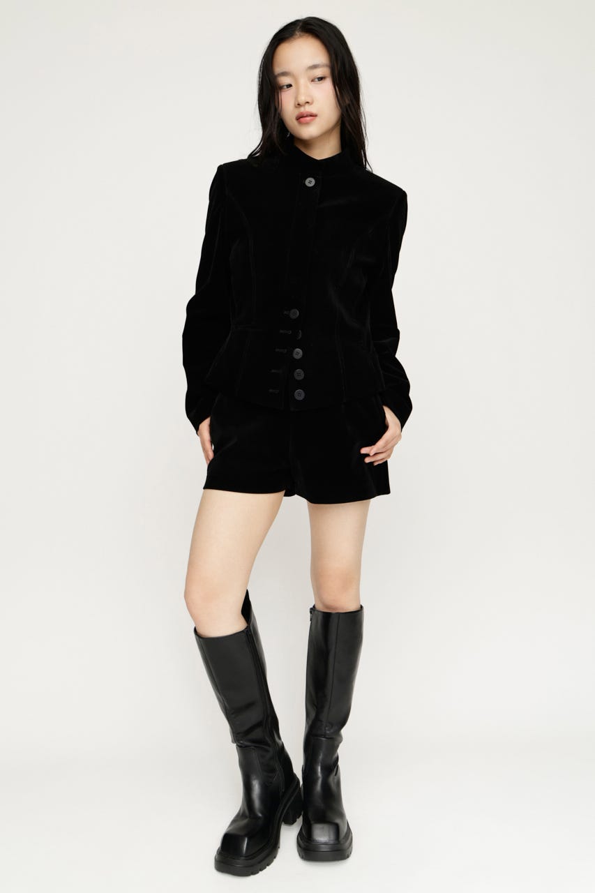 CLASSY LOW WAIST ショートパンツ BLK 0