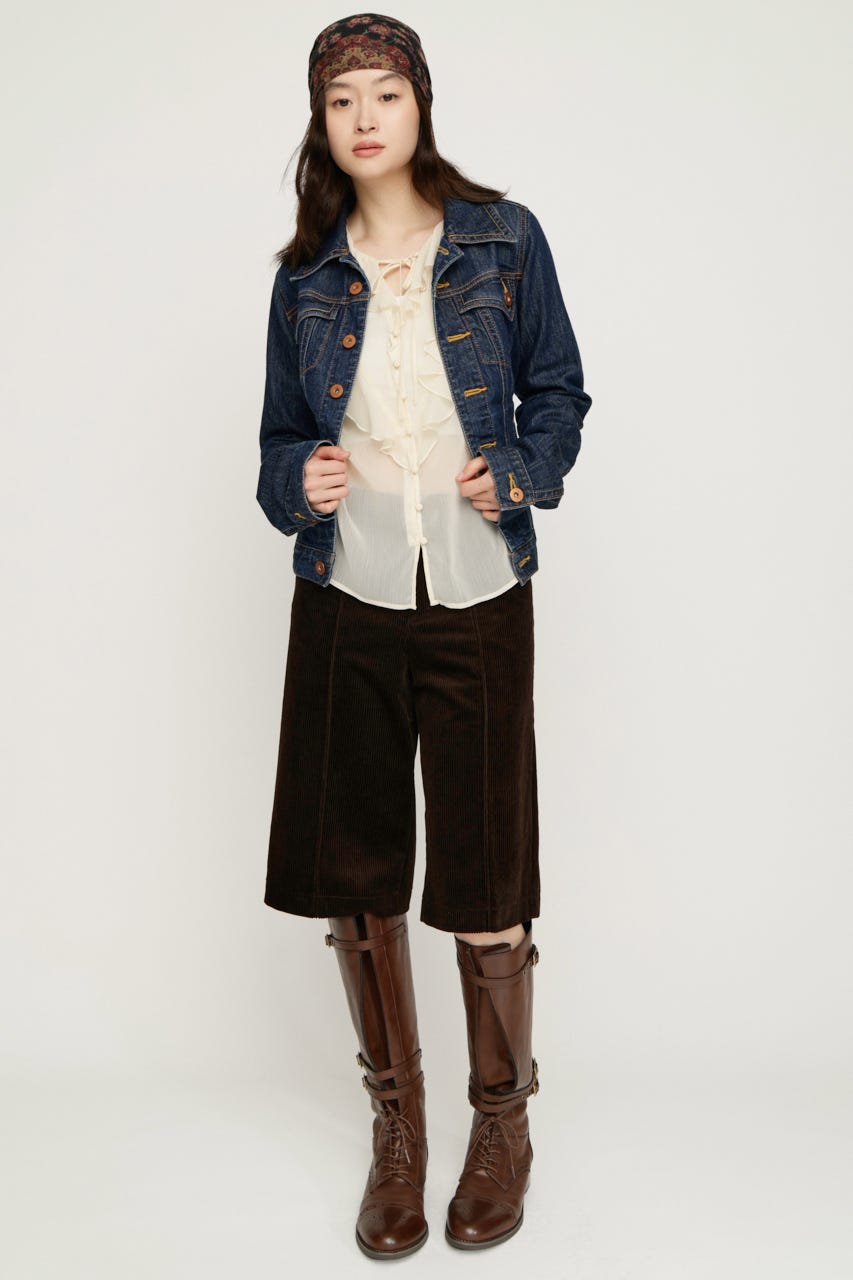 CORDUROY HALF P／T BRN FREE