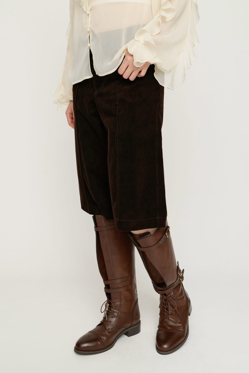 CORDUROY HALF P／T BRN FREE