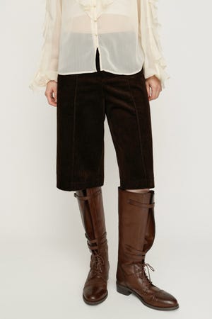 CORDUROY HALF P／T