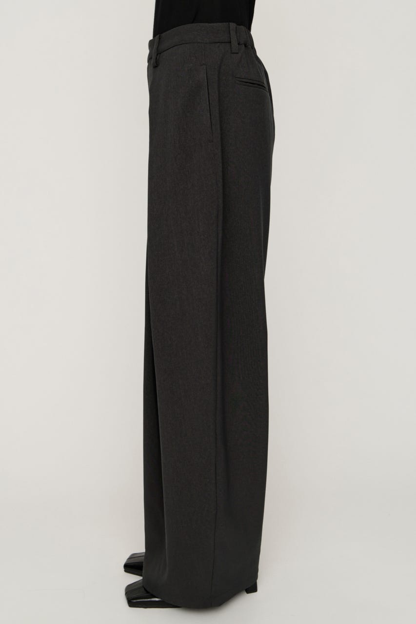 【AW PRE ORDER 第2弾】TUCK WIDE MANNISH SLACKS T.GRY 2