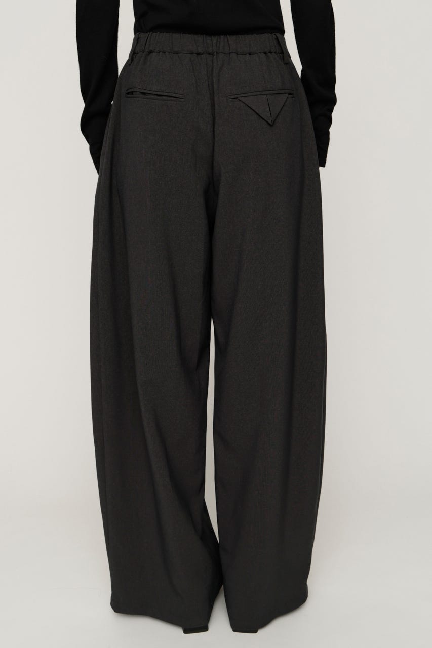 【AW PRE ORDER 第2弾】TUCK WIDE MANNISH SLACKS T.GRY 2